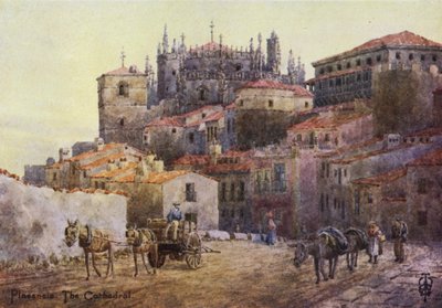 Northern Spain: Plasencia, The Town Walls and Cathedral by Edgar T. A. Wigram