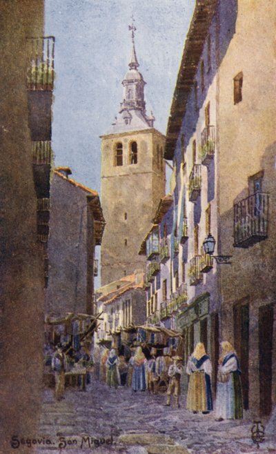 Northern Spain: Segovia, Church of San Miguel by Edgar T. A. Wigram