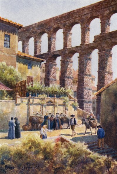 Northern Spain: Segovia, The Aqueduct by Edgar T. A. Wigram