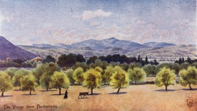 Northern Spain: The Vierzo, From Ponferrada, Looking Towards the Pass of Piedrafita by Edgar T. A. Wigram