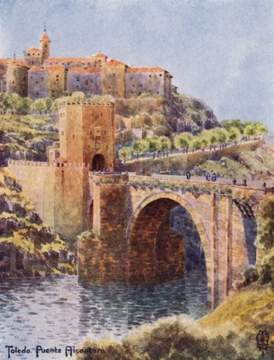 Northern Spain: Toledo, The Bridge of Alcantara by Edgar T. A. Wigram