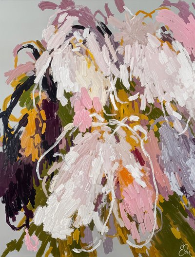 Vibrant Abstract Blooms by Edie