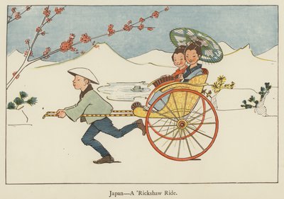 Japan, a rickshaw ride by Edith Farmiloe