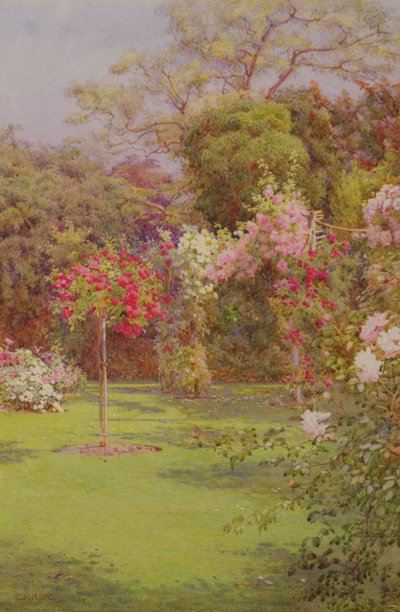 A Rose Garden by Edith Helena Adie