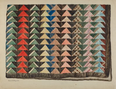 Patchwork Quilt by Edith Magnette