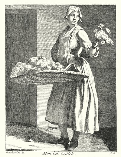 My Pretty Carnation by Edmé (after) Bouchardon