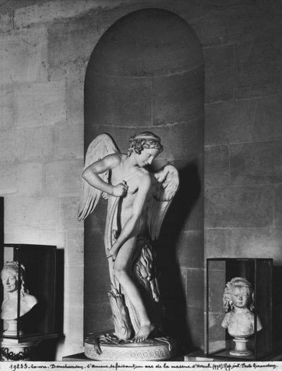 Cupid Carving His Bow from the Club of Hercules, 1747-50 by Edmé Bouchardon
