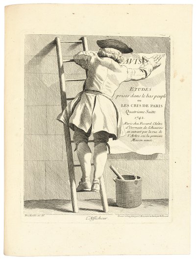 The Poster, c. 1737-1746 by Edmé Bouchardon