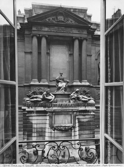 View of the Fountain of the Four Seasons, central part, rue de Grenelle, 1739-46 (detail) by Edmé Bouchardon