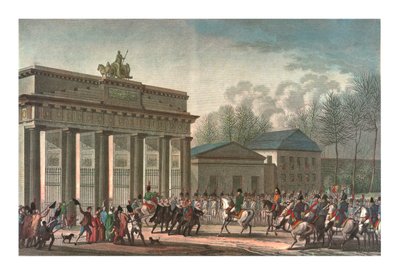 Entry of the French into Berlin, 27 October 1806, c. 1850 by Edme Bovinet