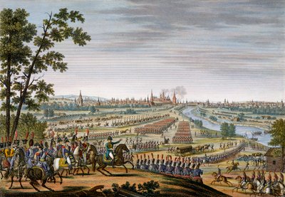 The Entry of the French into Moscow, 14th September 1812 by Edme Bovinet