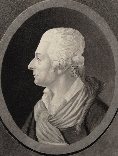 Portrait of the composer Antonio Sacchini by Edme Quenedey