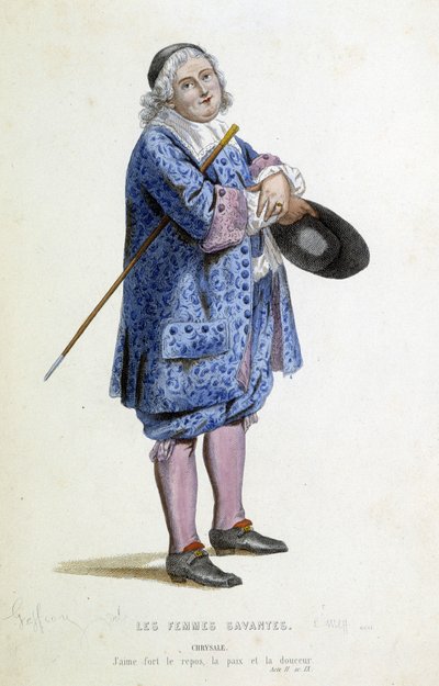 Chrysale, Engraved by L. Wolff by Edmond A.F. Geffroy