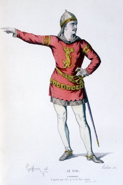 The Character of Don Rodrigue in the Tragi-Comedie Le Cid by Edmond Aime Florentin Geffroy