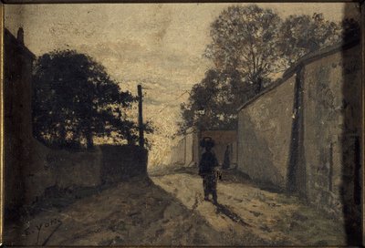 Rue Saint-Vincent in Montmartre by Edmond Charles Yon