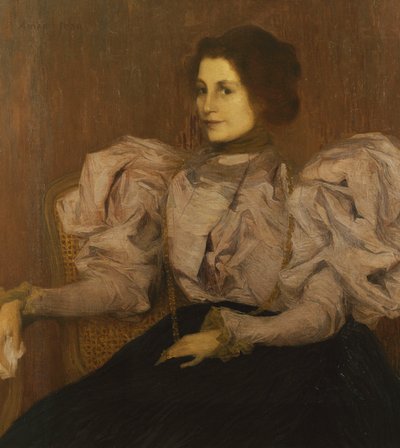 Portrait of Madame Besnard by Edmond François Aman Jean