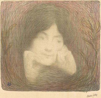 Mlle Moreno of the Comédie-Française, 1897 by Edmond François Aman Jean