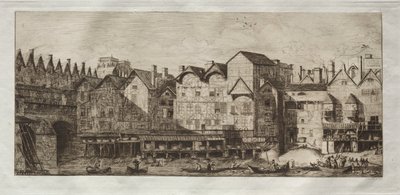 Part of the City at the End of the 17th Century by Edmond Gosselin