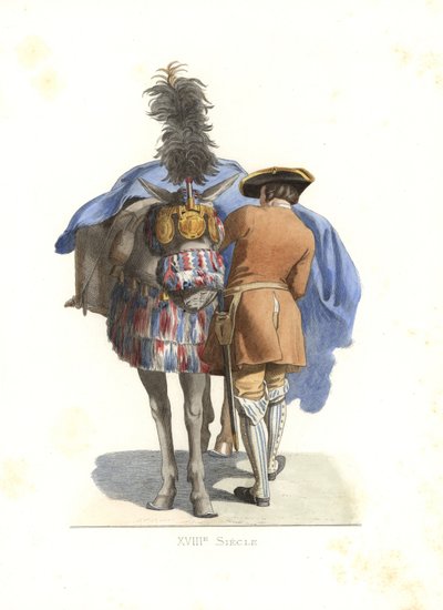 An Equestrian Servant, France by Edmond Lechevallier Chevignard