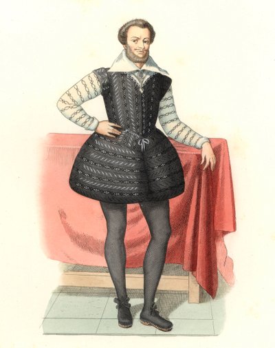 Antoine de Saint Chamans, French nobility by Edmond Lechevallier Chevignard