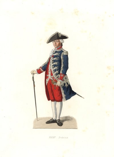 Count of Vergennes, Captain of the Gardes de la Porte du Roi, France by Edmond Lechevallier Chevignard