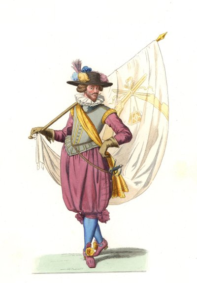 Door standard of a company of arquebusiers by Edmond Lechevallier Chevignard