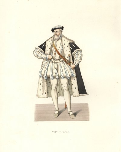 Francois de Lorraine, Duke of Guise (1519-1563) by Edmond Lechevallier Chevignard