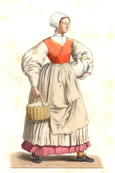 French Peasant by Edmond Lechevallier Chevignard