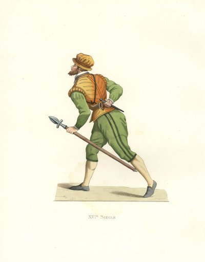 Hunter at the Time of Charles IX of France by Edmond Lechevallier Chevignard