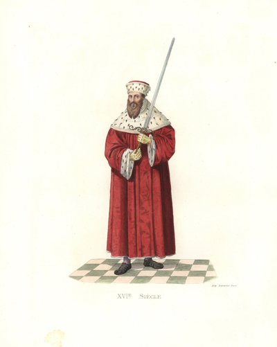 Maurice the Brave, Elector of Saxony (1521-1553) by Edmond Lechevallier Chevignard