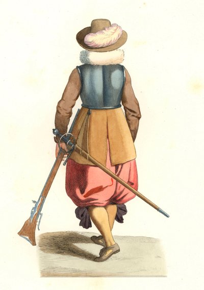 Musketeer of French Flanders by Edmond Lechevallier Chevignard