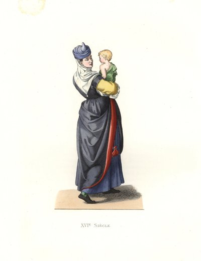Woman from Bayonne by Edmond Lechevallier Chevignard
