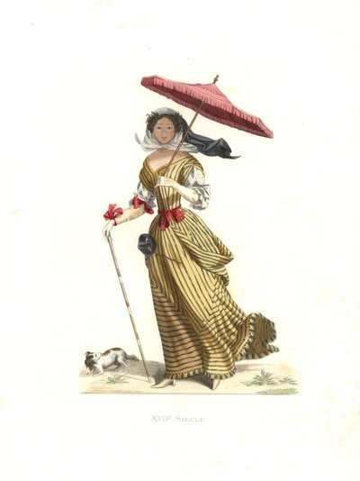 Woman in Summer Clothes, France by Edmond Lechevallier Chevignard