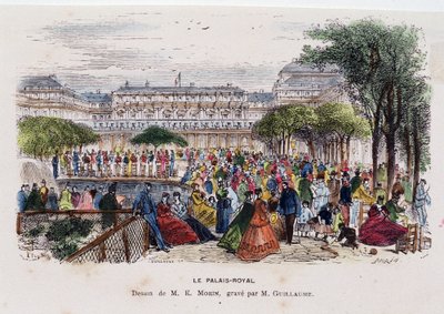 The Royal Palace - drawing by Morin, circa 1830 by Edmond Morin