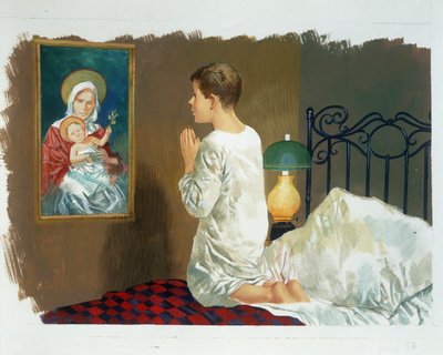 Hope, from Heart, by Edmondo De Amicis, drawing by Edmondo de Amicis