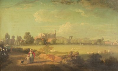 A View of Eton from the Playing Fields by Edmund Bristow