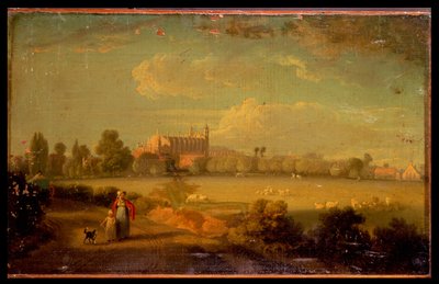 A View of Eton from the Playing Fields by Edmund Bristow