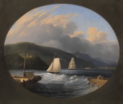 Cornwall Landing, Hudson River, 1851 by Edmund C. Coates
