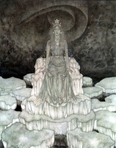 The Snow Queen in Majesty by Edmund Dulac