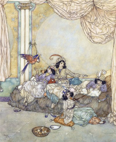 They Overran the House Without Loss of Time by Edmund Dulac