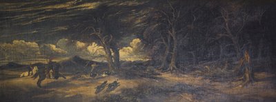 Wild Boar Hunt at Xanthus in Lycia, c.1845 by Edmund G. Muller