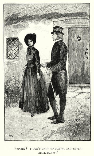 Illustration for Jane Eyre by Charlotte Bronte by Edmund Henry Garrett