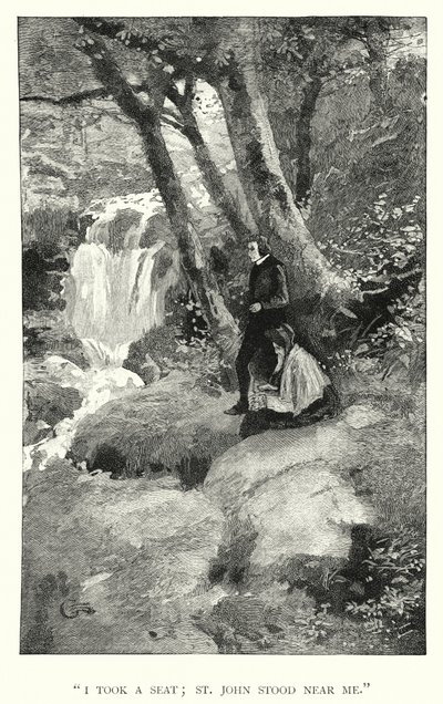 Illustration for Jane Eyre by Charlotte Bronte by Edmund Henry Garrett