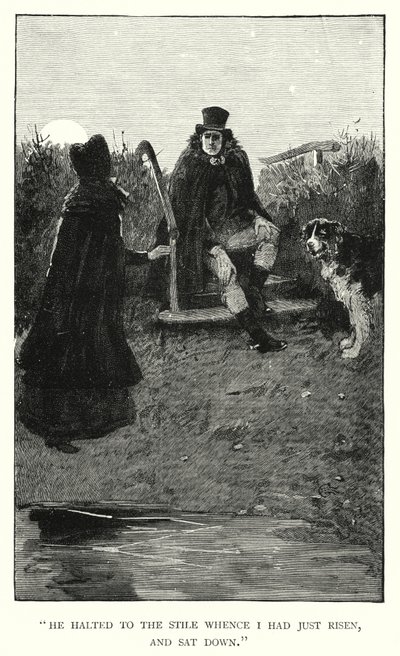Illustration for Jane Eyre by Charlotte Bronte by Edmund Henry Garrett