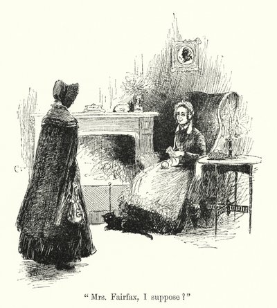 Illustration for Jane Eyre by Charlotte Bronte by Edmund Henry Garrett