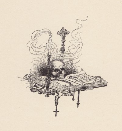 Illustration for The Eve of St Agnes by John Keats by Edmund Henry Garrett