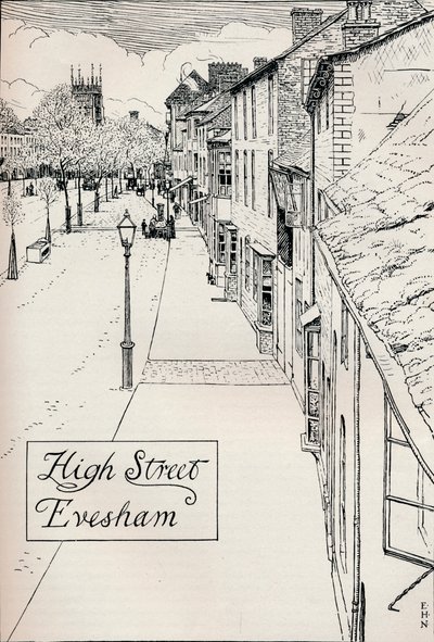 High Street Evesham by Edmund Hort New