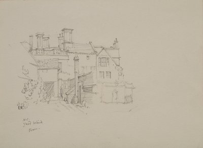 Sketch of the Yard Behind the Warden