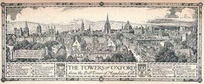 The Towers of Oxford by Edmund Hort New