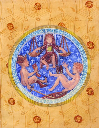 Three Kings: Ralph, David and Anthony, undated by Edmund Hunter